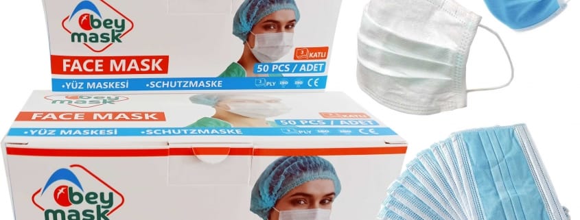 BeyMask Üç Katlı Cerrahi Maske – görsel 2